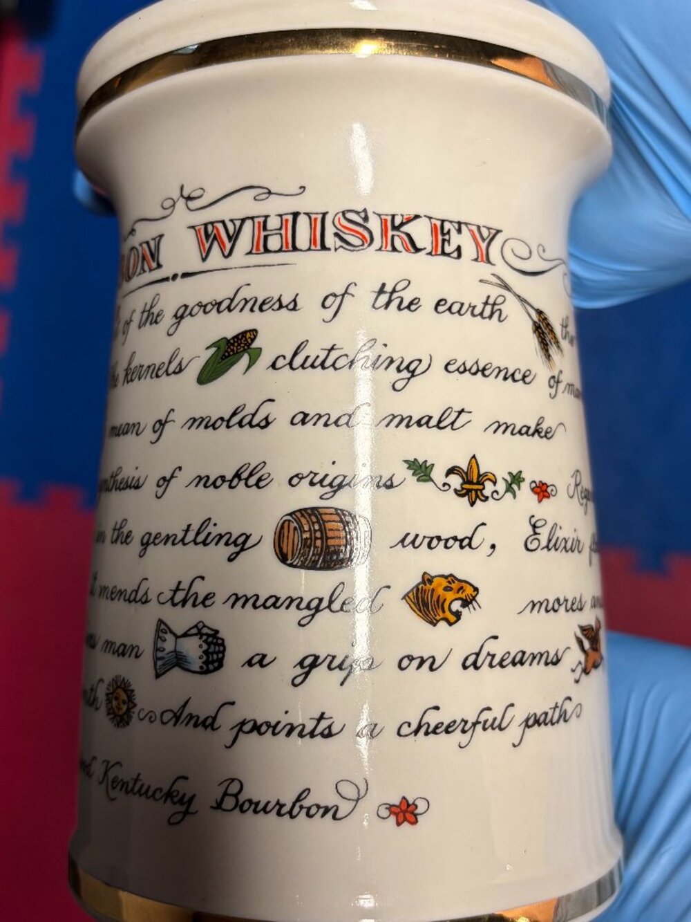 Old Whiskey Decanter ( W.L. Weller Masterpiece )